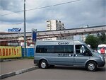 Бесплатный автобус Genser в пункт аренды автомобилей АрендаАвто-влк на ул.Добролюбова